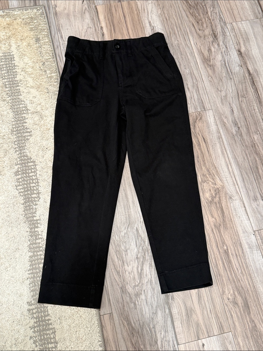32 Degrees Black Cropped Ankle Pants